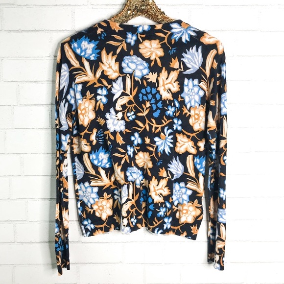 LOFT Signature Cardigan Fall Floral - Picture 5 of 5